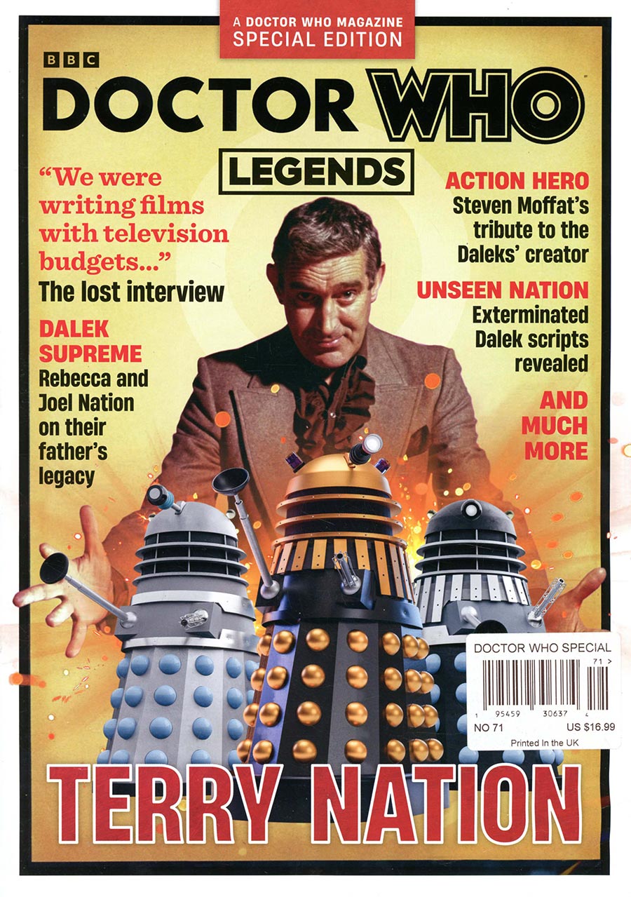 Doctor Who Magazine Special #71 Legends Terry Nation