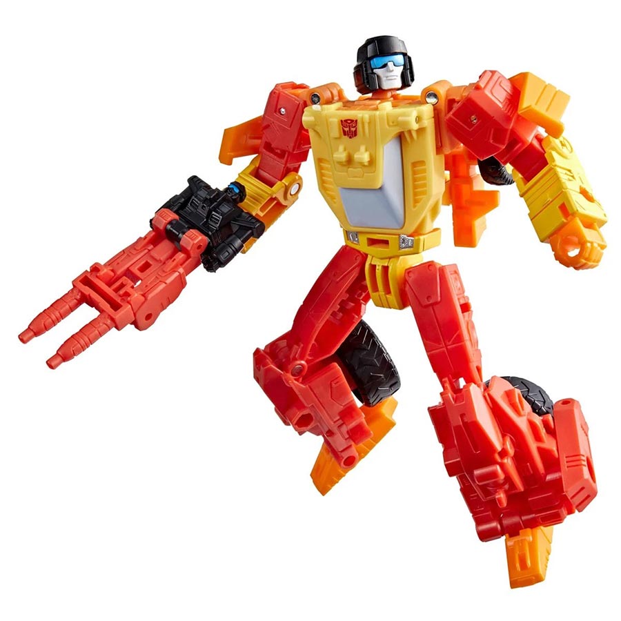 Transformers Generations Age Of The Primes Deluxe Class Targetmaster Sureshot Action Figure