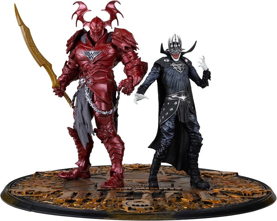 DC McFarlane Collector Edition Batman Who Laughs & Merciless 7-Inch Scale 2-Pack Action Figure