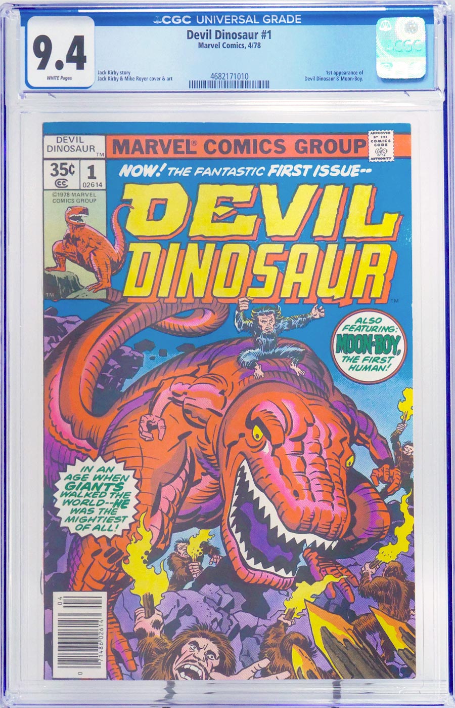 Devil Dinosaur #1 Cover B CGC 9.4