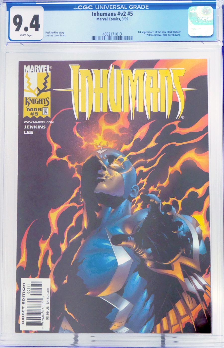 Inhumans Vol 2 #5 Cover B CGC 9.4