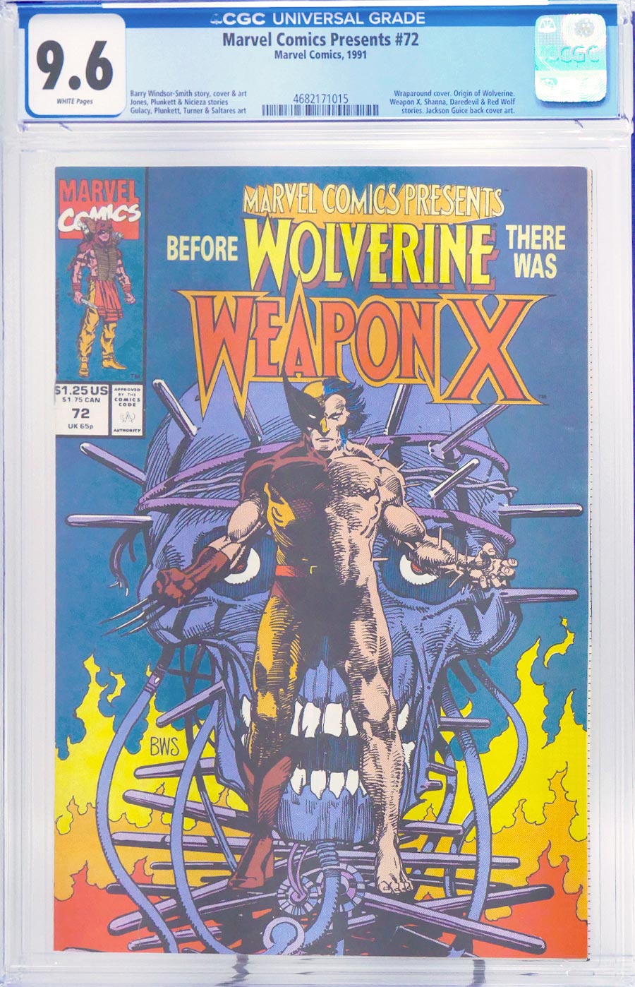 Marvel Comics Presents #72 Cover C CGC 9.6