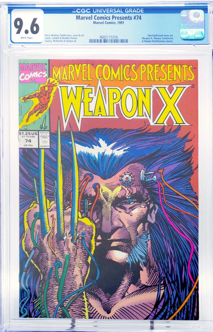 Marvel Comics Presents #74 Cover B CGC 9.6