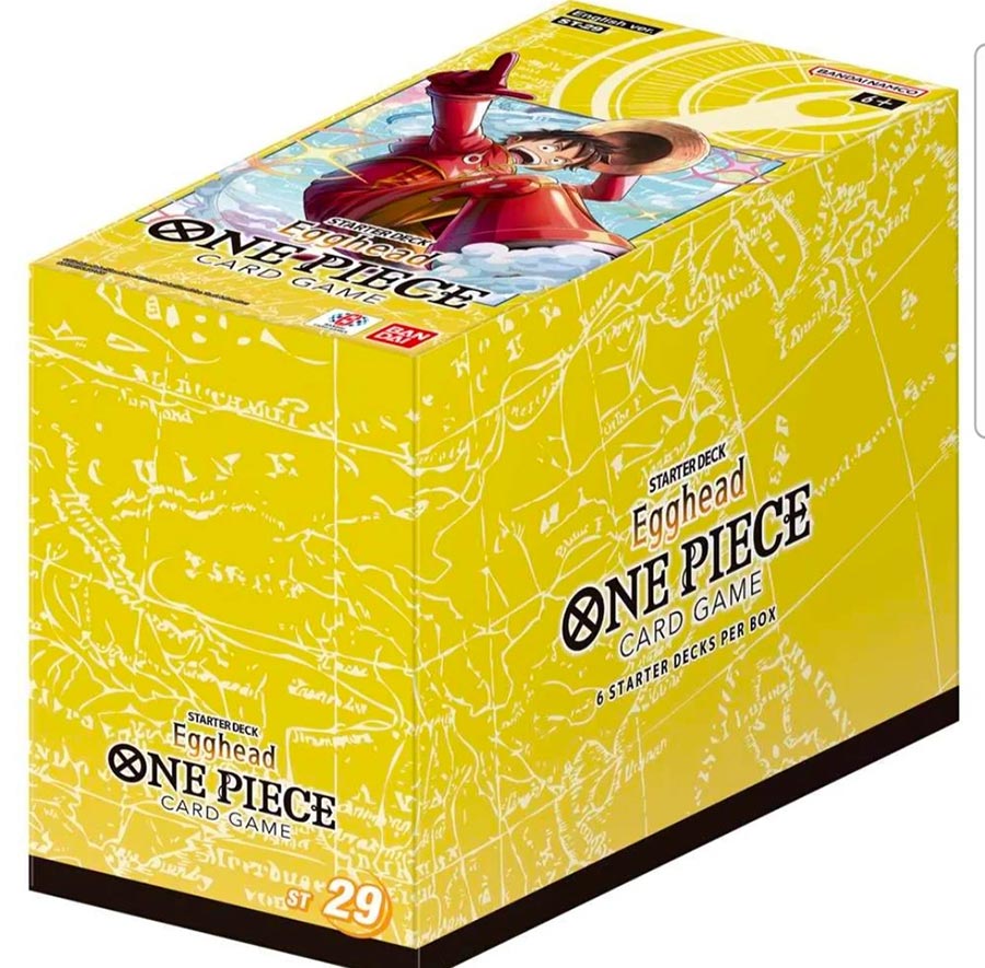 One Piece Yellow Starter Deck Egghead Display (6-Count)