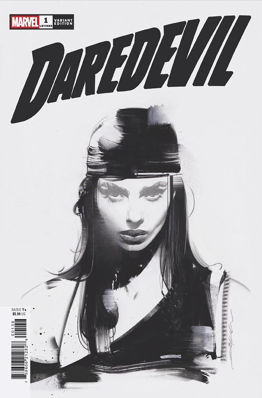 Daredevil Vol 9 #1 Cover Q Incentive Jeff Dekal Variant Cover