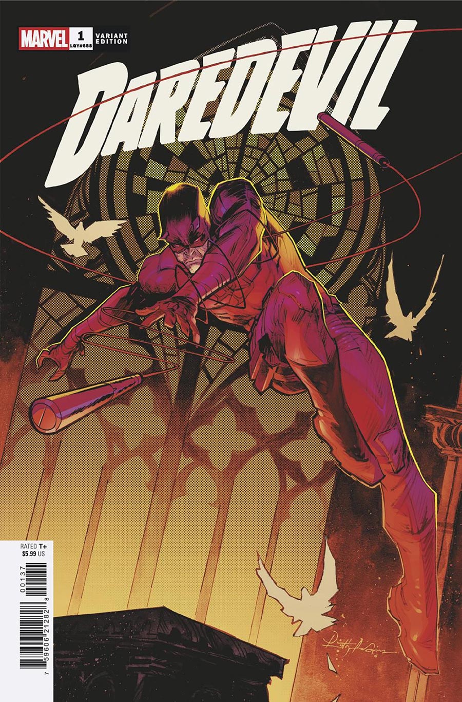 Daredevil Vol 9 #1 Cover P Incentive Partha Pratim Variant Cover