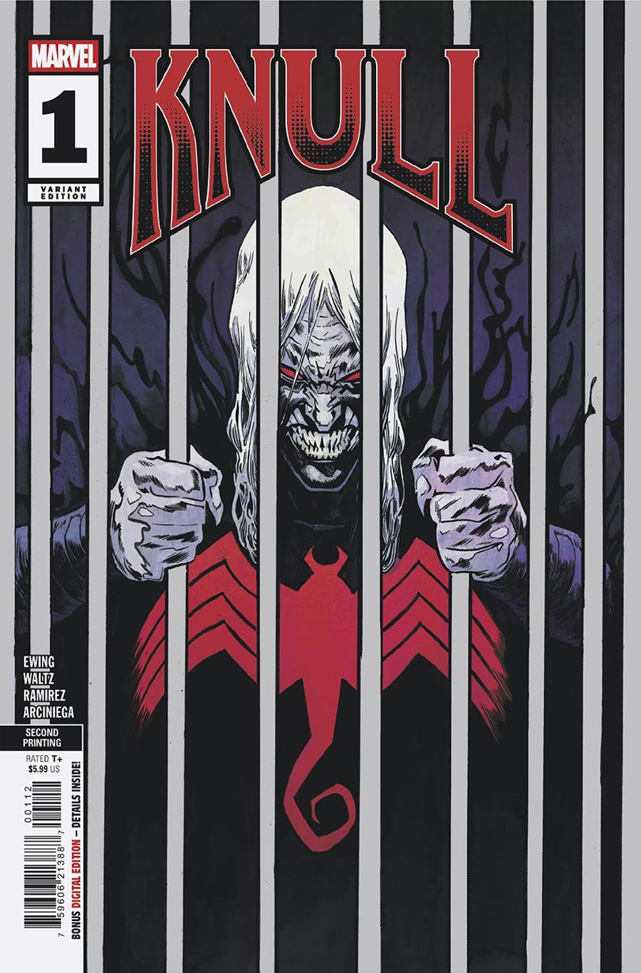 Knull #1 Cover J 2nd Ptg Mike Walsh Variant Cover