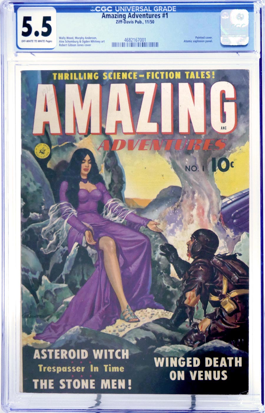 Amazing Adventures (Ziff-Davis) #1 Cover B CGC 5.5