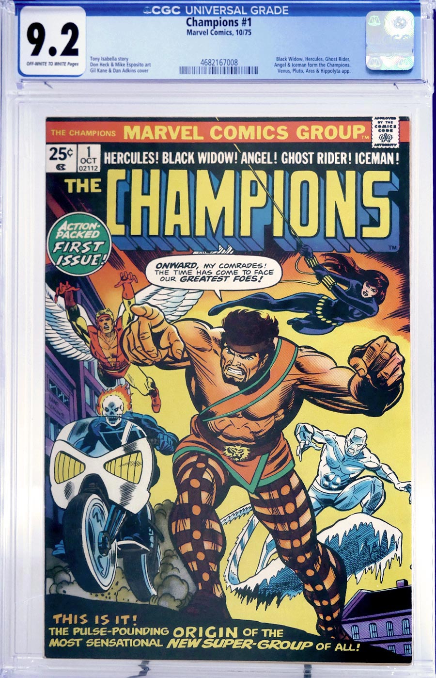 Champions (Marvel) #1 Cover B CGC 9.2