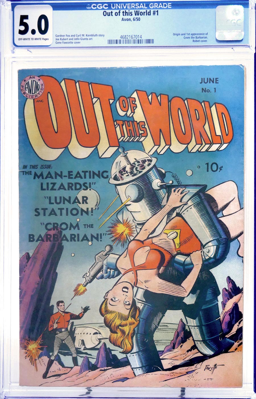 Out Of This World (Avon Comics) #1 Cover C CGC 5.0