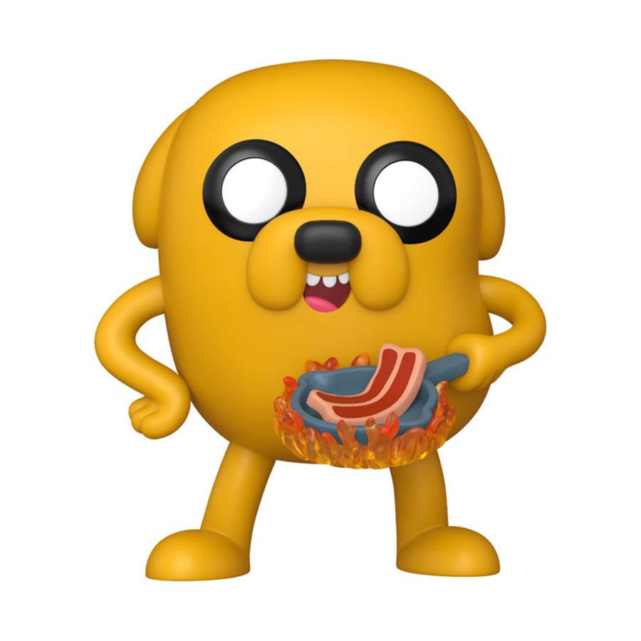 POP Animation Adventure Time Jake With Bacon Pancakes Vinyl Figure