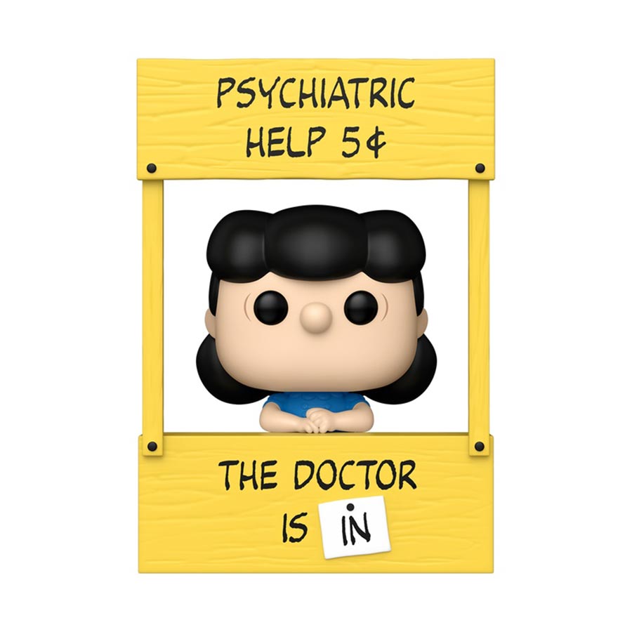 POP Plus Peanuts Lucy Psychiatric Booth Vinyl Figure