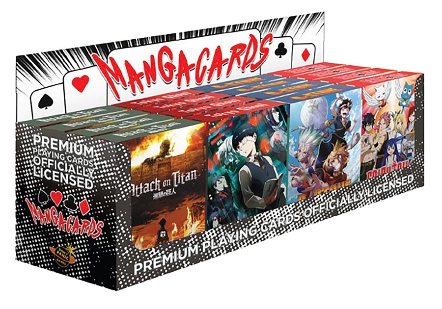 Mangacards Playing Cards Display (16-Count)