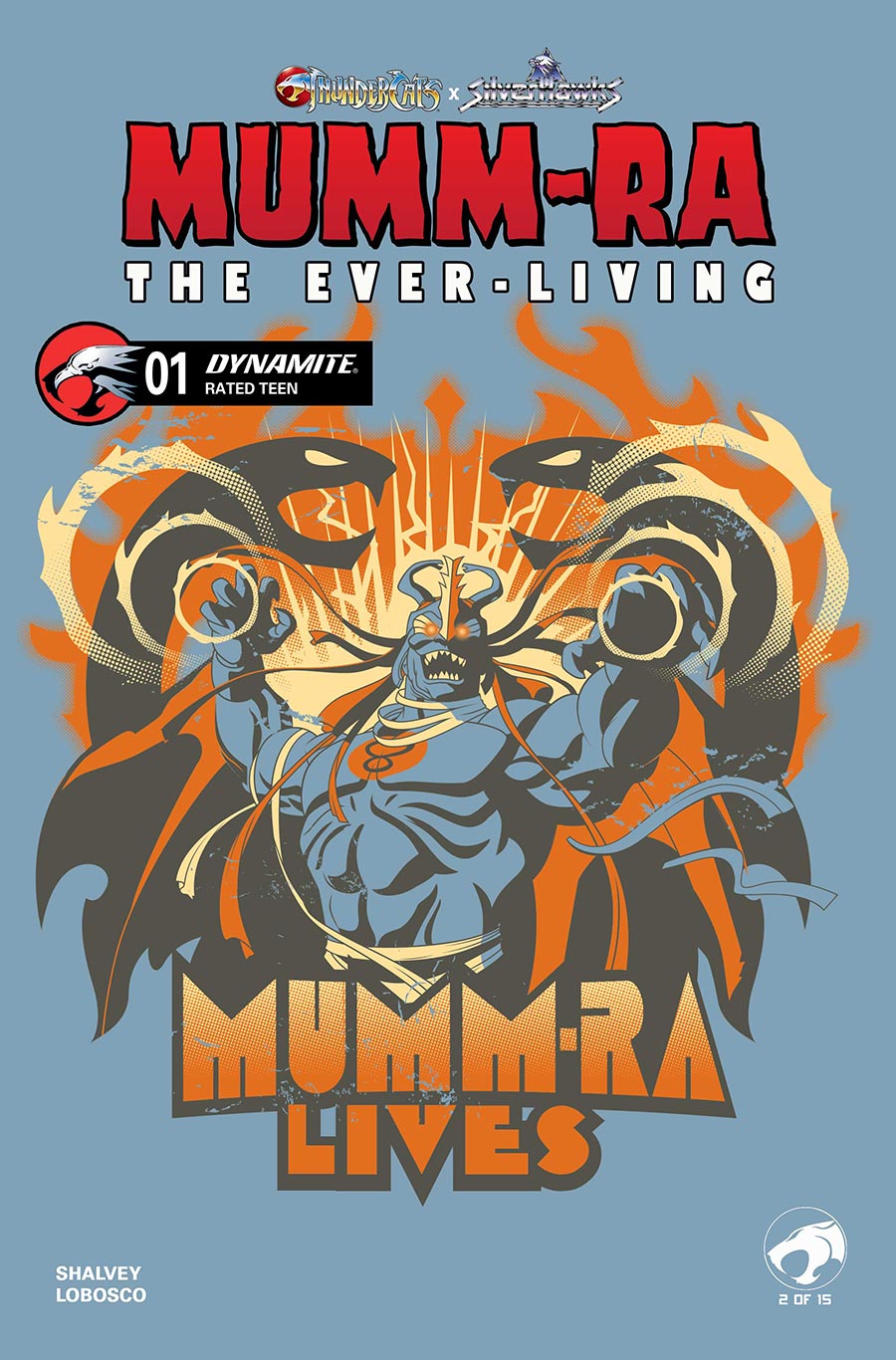 ThunderCats X SilverHawks Mumm-Ra The Ever-Living #1 Cover I Incentive Mumm-Ra WBD Library Art Variant Cover (ThunderCats X SilverHawks Part 2)