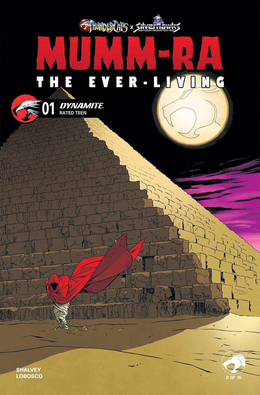 ThunderCats X SilverHawks Mumm-Ra The Ever-Living #1 Cover J Incentive Declan Shalvey Variant Cover (ThunderCats X SilverHawks Part 2)
