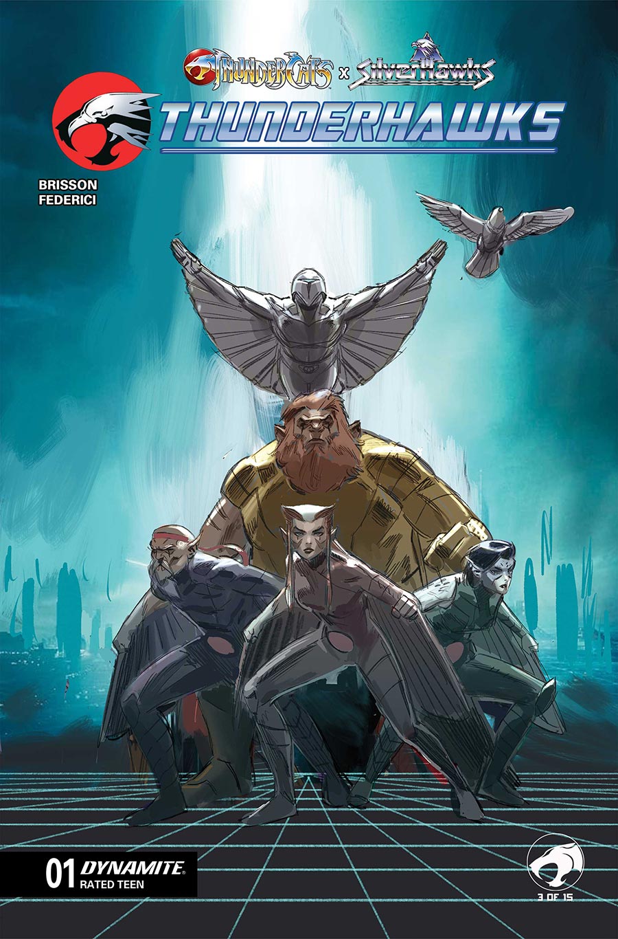 ThunderCats X SilverHawks ThunderHawks #1 Cover C Variant Marco Failla Cover (ThunderCats X SilverHawks Part 3)