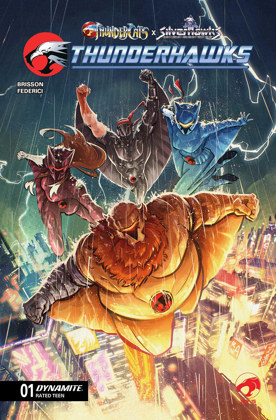ThunderCats X SilverHawks ThunderHawks #1 Cover D Variant Alessandro Ranaldi Cover (ThunderCats X SilverHawks Part 3)