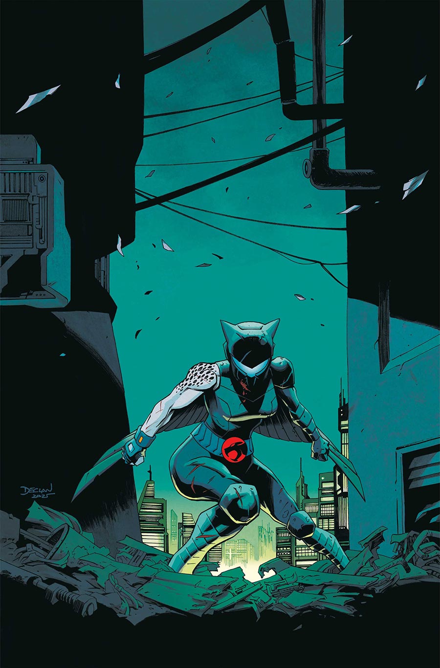 ThunderCats X SilverHawks ThunderHawks #1 Cover Q Incentive Declan Shalvey Virgin Cover (ThunderCats X SilverHawks Part 3)