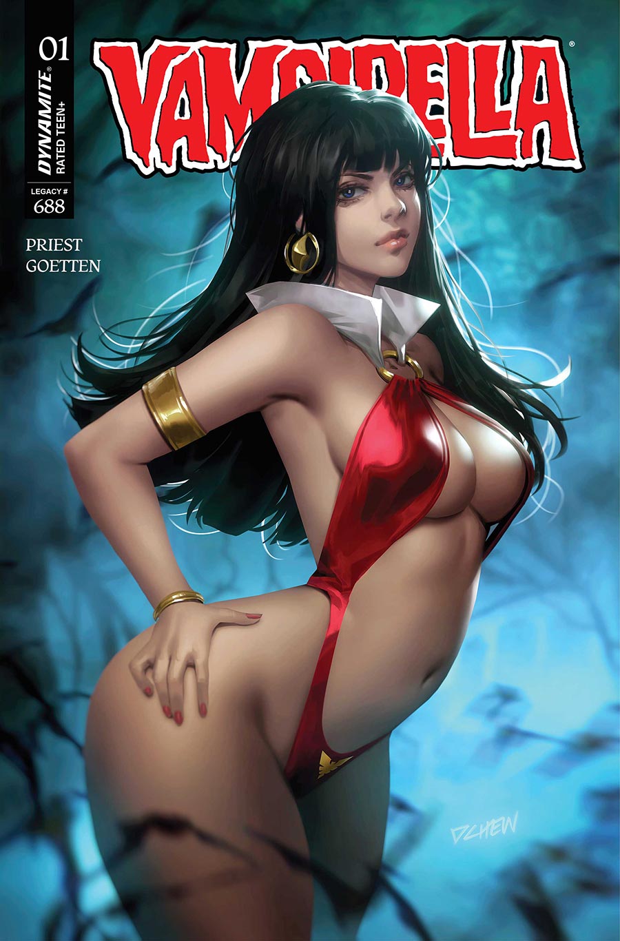 Vampirella Vol 10 #1 Cover B Variant Derrick Chew Cover (#688)