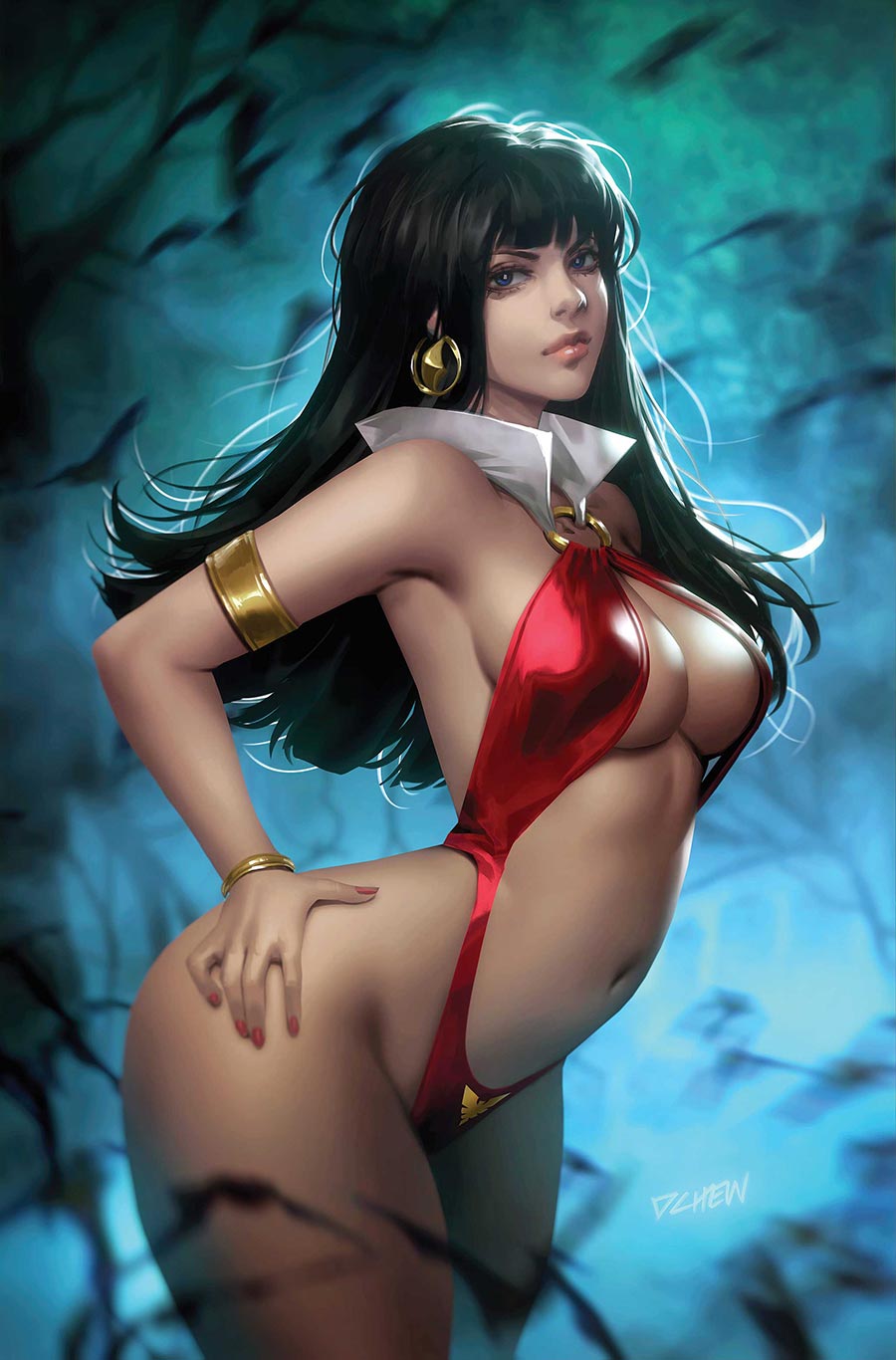 Vampirella Vol 10 #1 Cover K Incentive Derrick Chew Virgin Cover (#688)