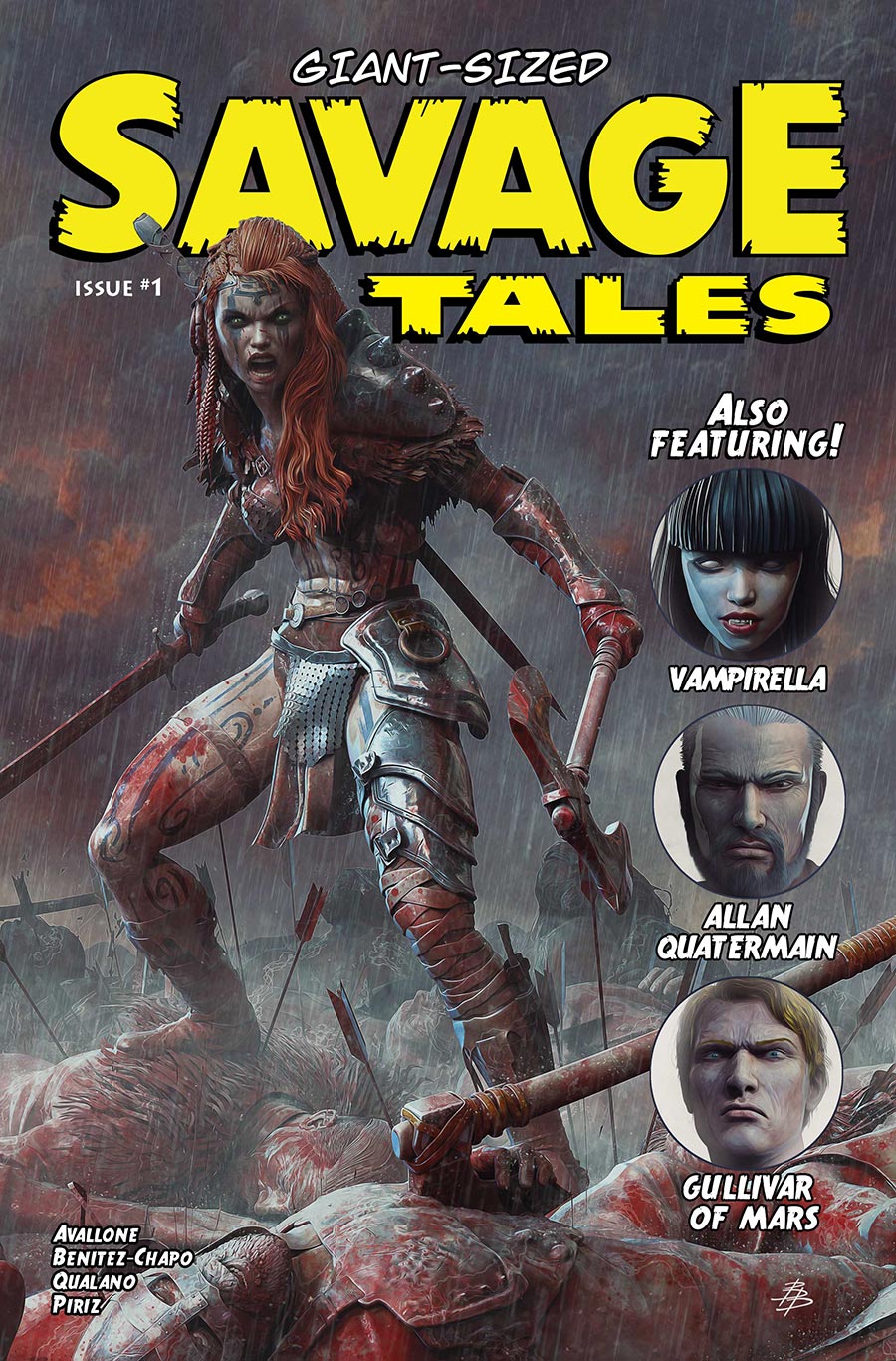 Giant-Sized Savage Tales #1 (One Shot) Cover A Regular Bjorn Barends Red Sonja Cover