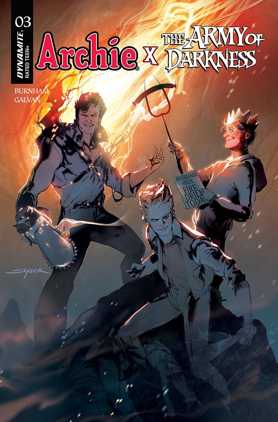 Archie x Army Of Darkness #3 Cover E Variant Stuart Sayger Cover