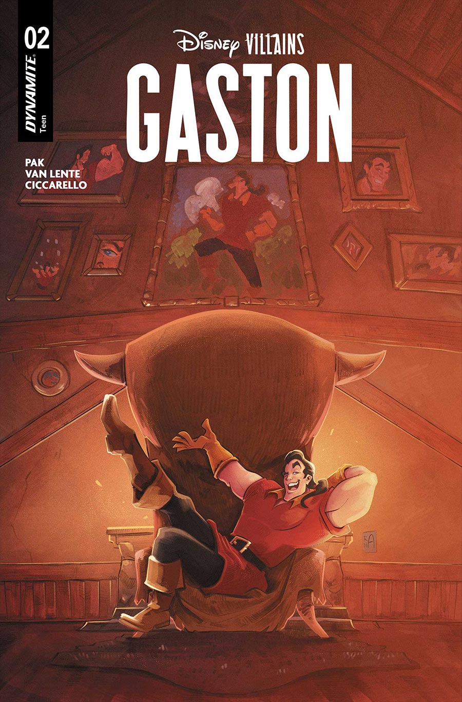 Disney Villains Gaston #2 Cover A Regular Alessandro Ranaldi Cover