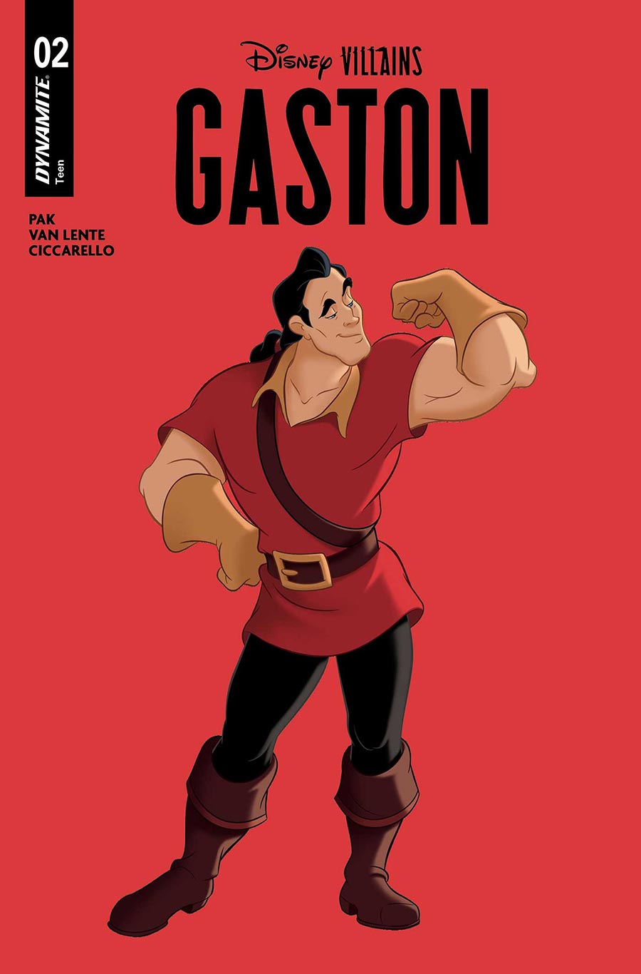 Disney Villains Gaston #2 Cover B Variant Animation Art Cover