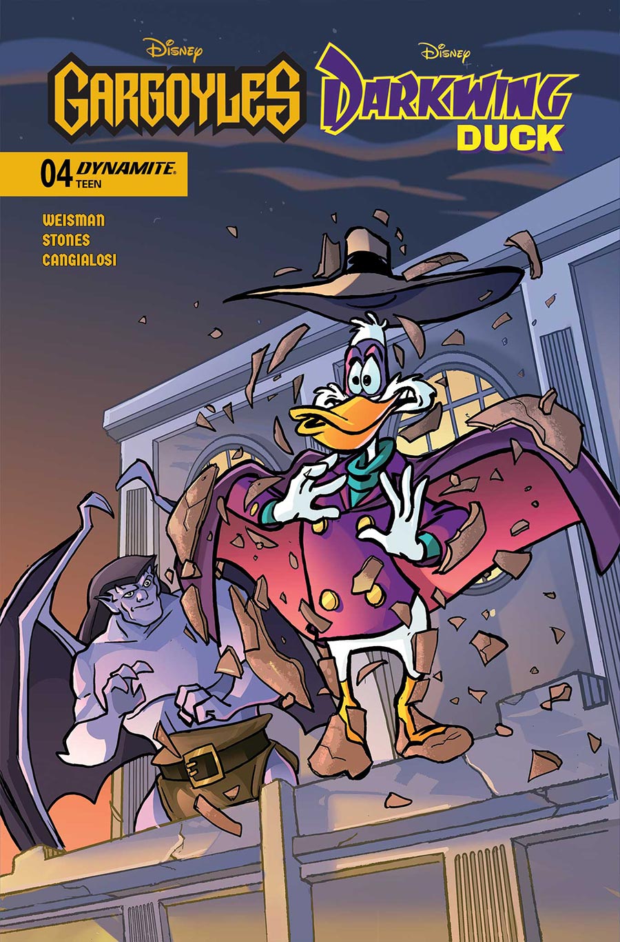Gargoyles Darkwing Duck #4 Cover A Regular Tad Stones Cover