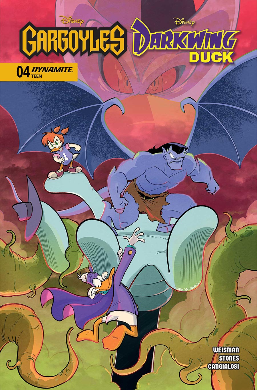 Gargoyles Darkwing Duck #4 Cover C Variant Carlo Lauro Cover