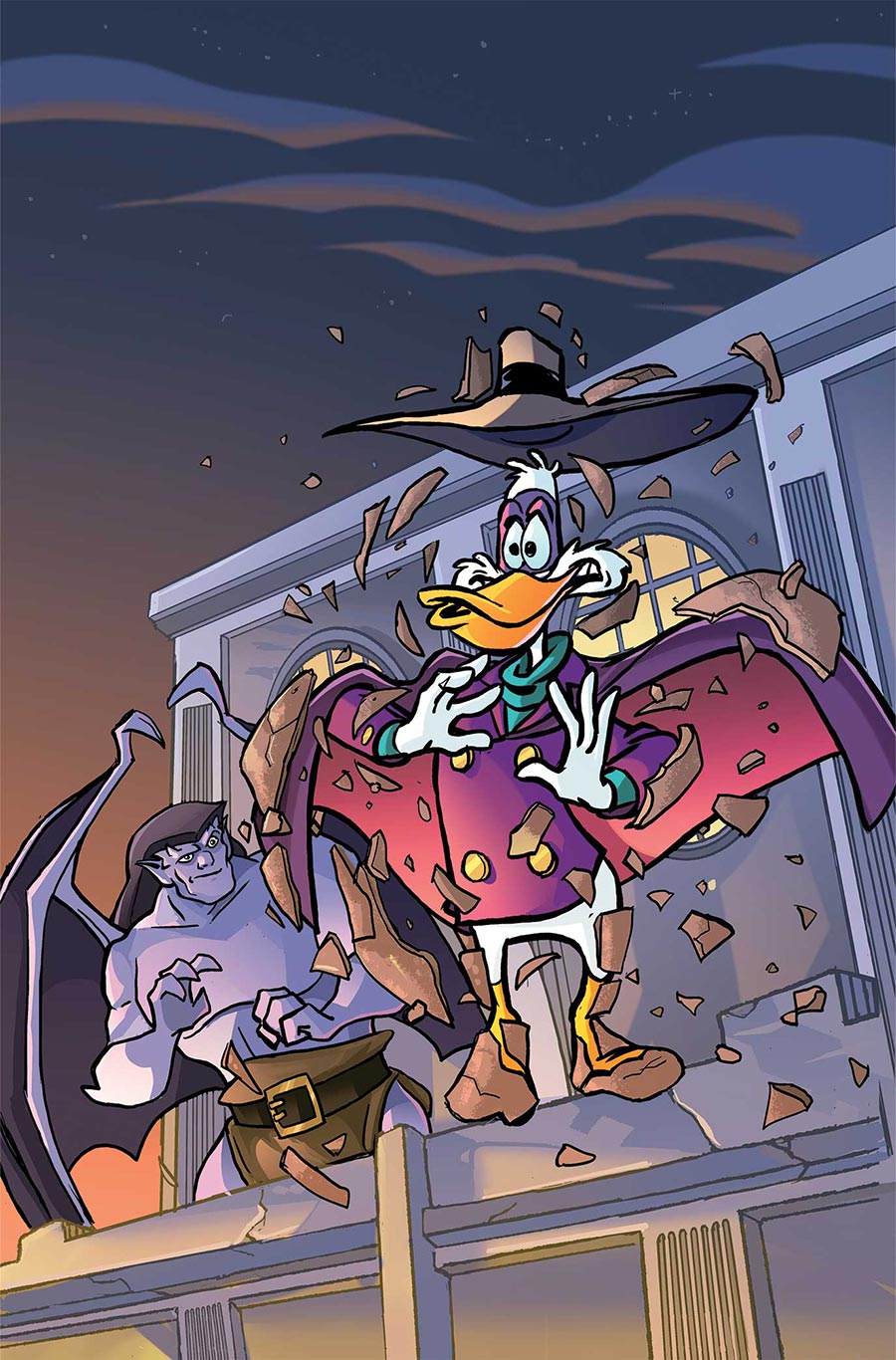 Gargoyles Darkwing Duck #4 Cover J Incentive Tad Stones Virgin Cover