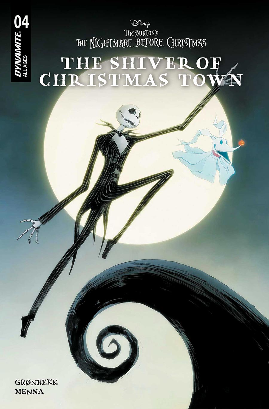 Disney Tim Burtons The Nightmare Before Christmas The Shiver Of Christmas Town #4 Cover A Regular Jae Lee & June Chung Cover