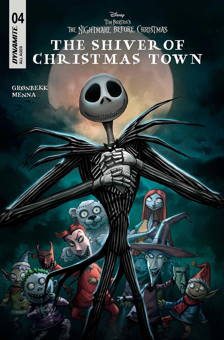 Disney Tim Burtons The Nightmare Before Christmas The Shiver Of Christmas Town #4 Cover C Variant Alan Quah Cover