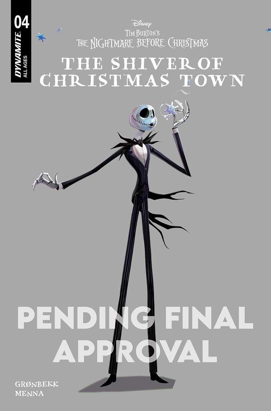 Disney Tim Burtons The Nightmare Before Christmas The Shiver Of Christmas Town #4 Cover D Variant Disney Library Cover