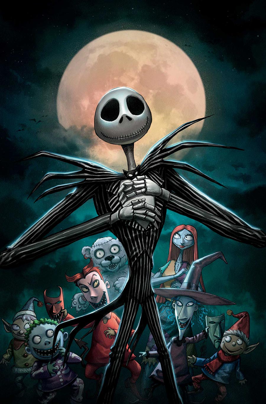Disney Tim Burtons The Nightmare Before Christmas The Shiver Of Christmas Town #4 Cover G Incentive Alan Quah Virgin Cover