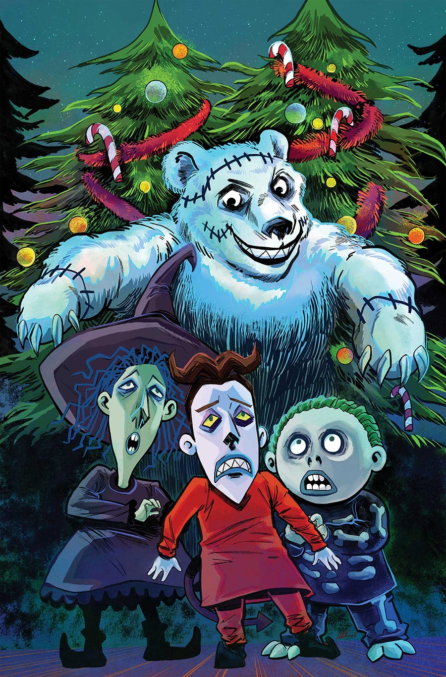 Disney Tim Burtons The Nightmare Before Christmas The Shiver Of Christmas Town #4 Cover H Incentive Soo Lee Virgin Cover
