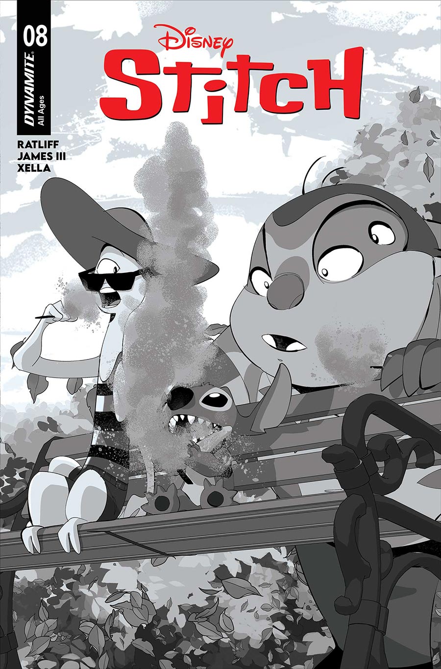 Stitch #8 Cover E Incentive George Kambadais Line Art Cover