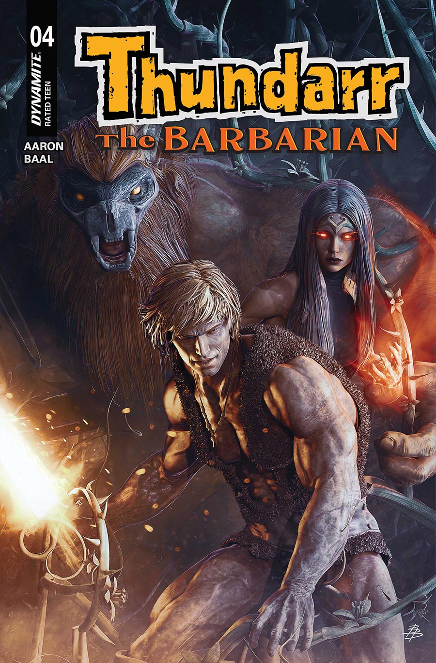 Thundarr The Barbarian #4 Cover C Variant Bjorn Barends Cover