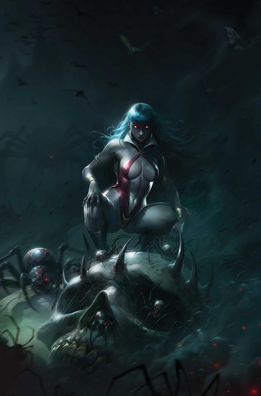 Vampirella Armageddon #10 Cover E Dynamite Metal Premium Francesco Mattina Virgin Cover