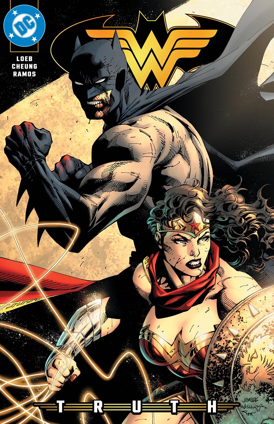 Batman Wonder Woman Truth #1 (One Shot) Cover B Variant Jim Lee Card Cover