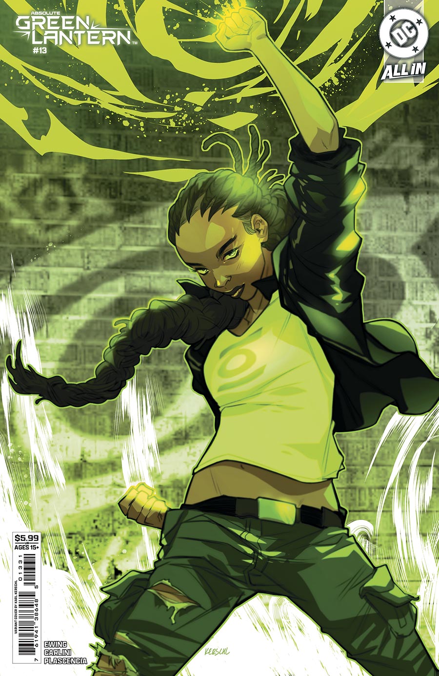 Absolute Green Lantern #13 Cover C Variant Karl Kerschl Card Stock Cover (DC All In)