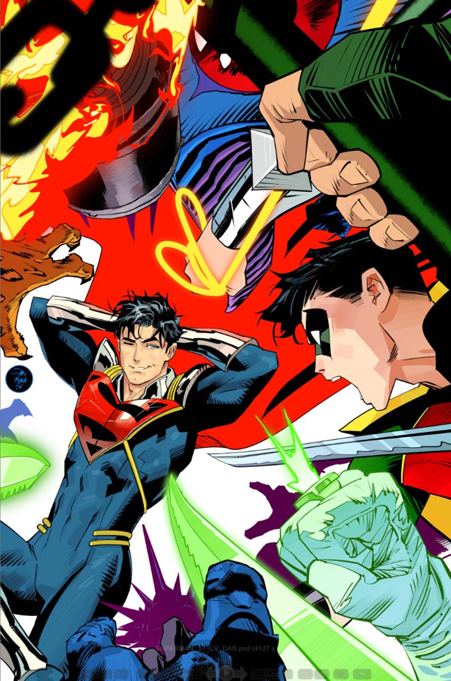 Superman Vol 7 #37 Cover A Regular Dan Mora Cover (DC All In)(The Reign Of The Superboys Tie-In)