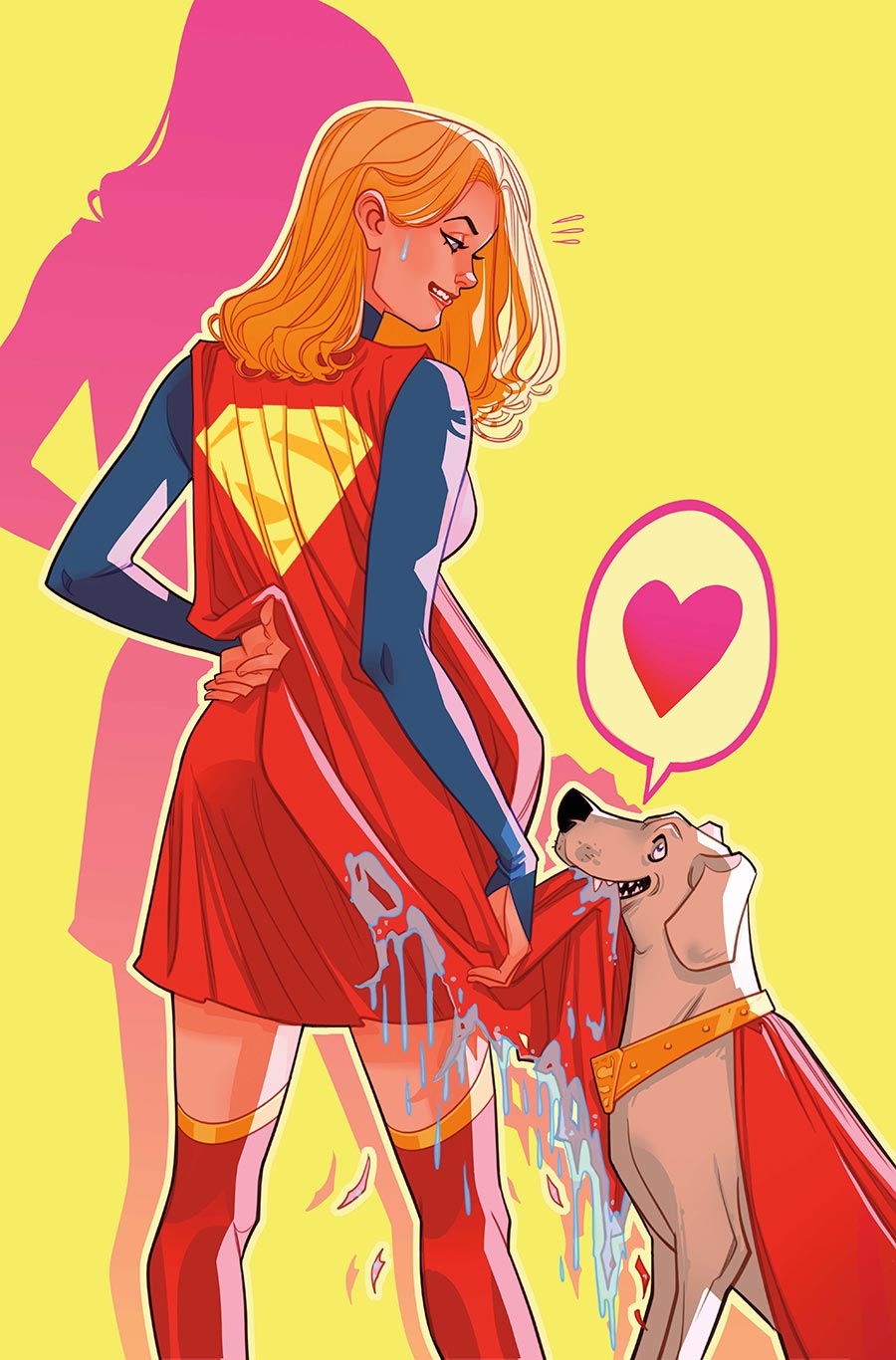 Supergirl Vol 8 #12 Cover F Variant Marguerite Sauvage April Drools Card Stock Cover (DC All In)(The Reign Of The Superboys Tie-In)