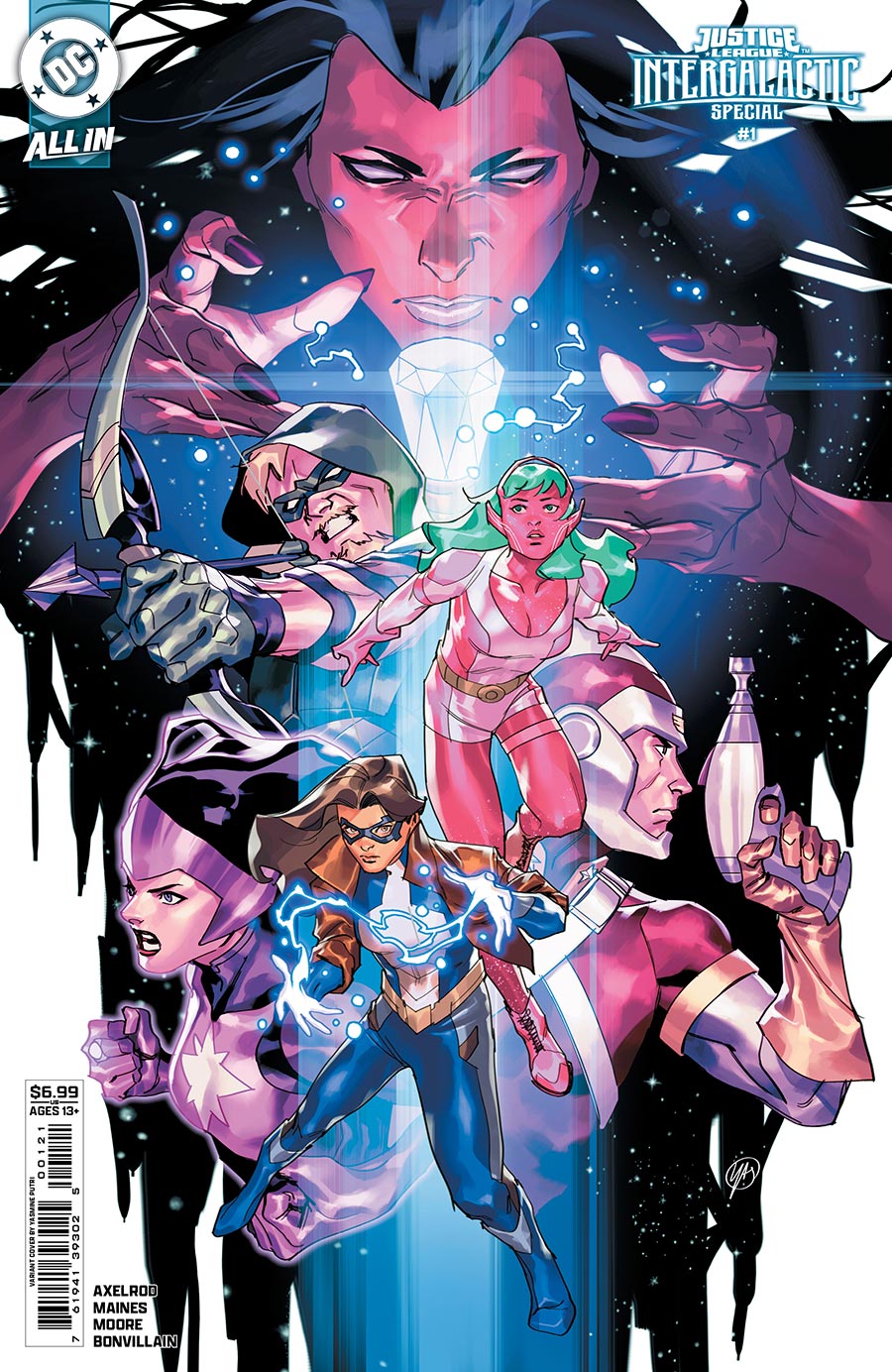 Justice League Intergalactic Special #1 (One Shot) Cover B Variant Yasmine Putri Card Stock Cover (DC All In)