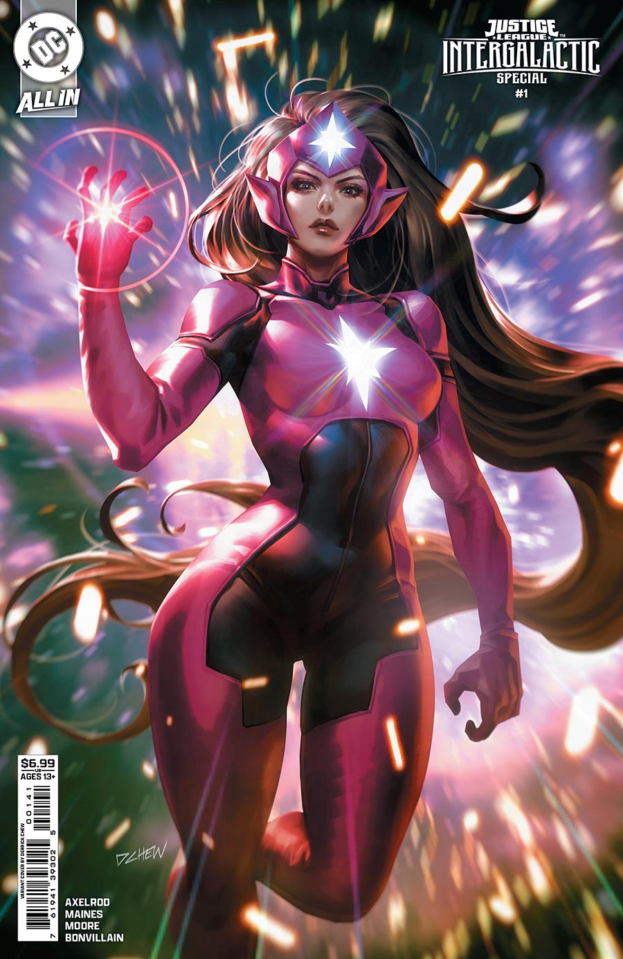 Justice League Intergalactic Special #1 (One Shot) Cover D Variant Derrick Chew Card Stock Cover (DC All In)