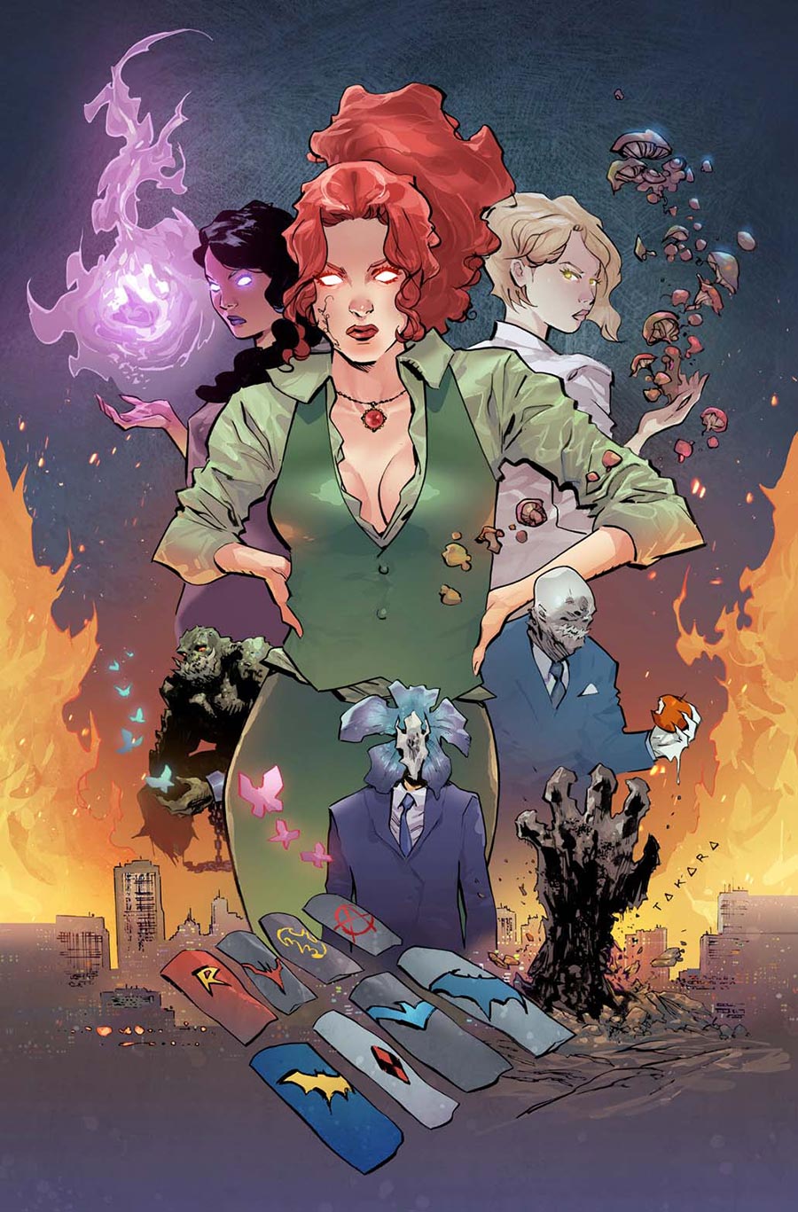Poison Ivy #43 Cover E Variant Marcio Takara Things To Come Card Stock Cover (DC All In)