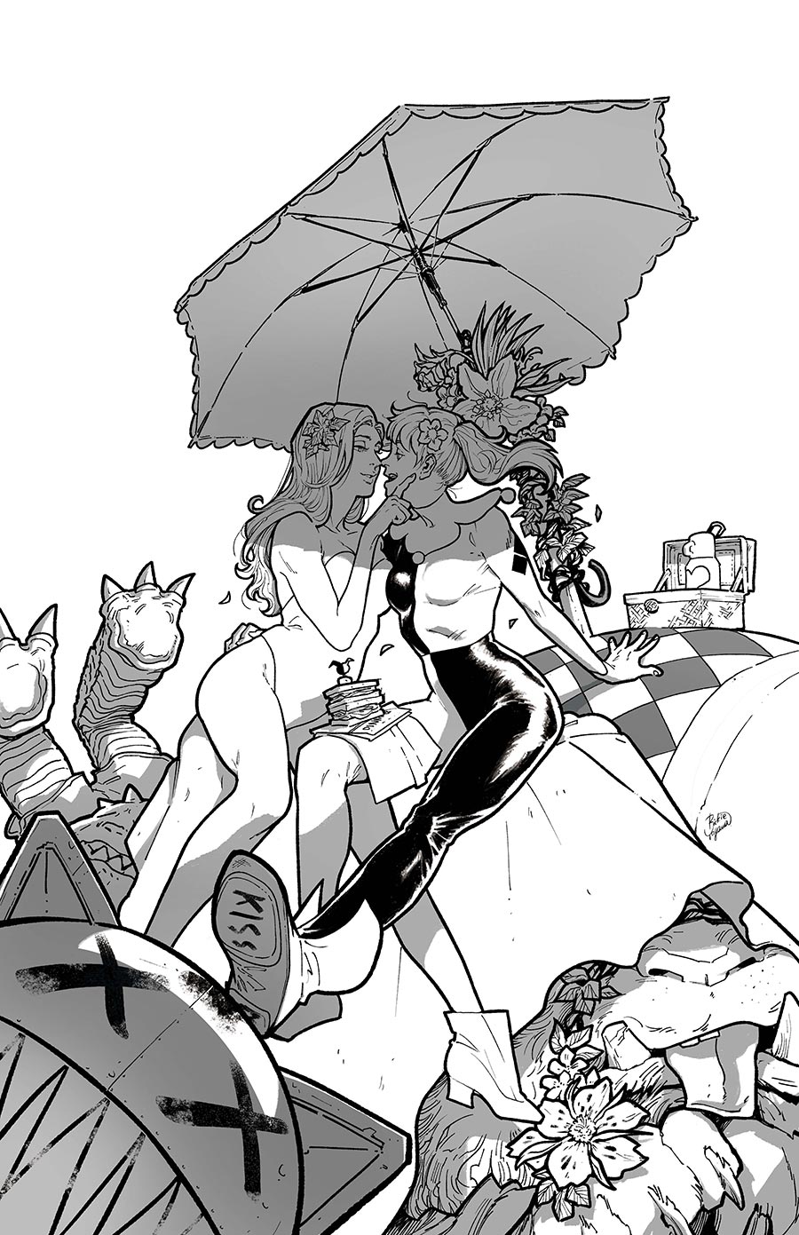 Harley And Ivy Life And Crimes #5 Cover C Variant Rickie Yagawa Card Stock Cover