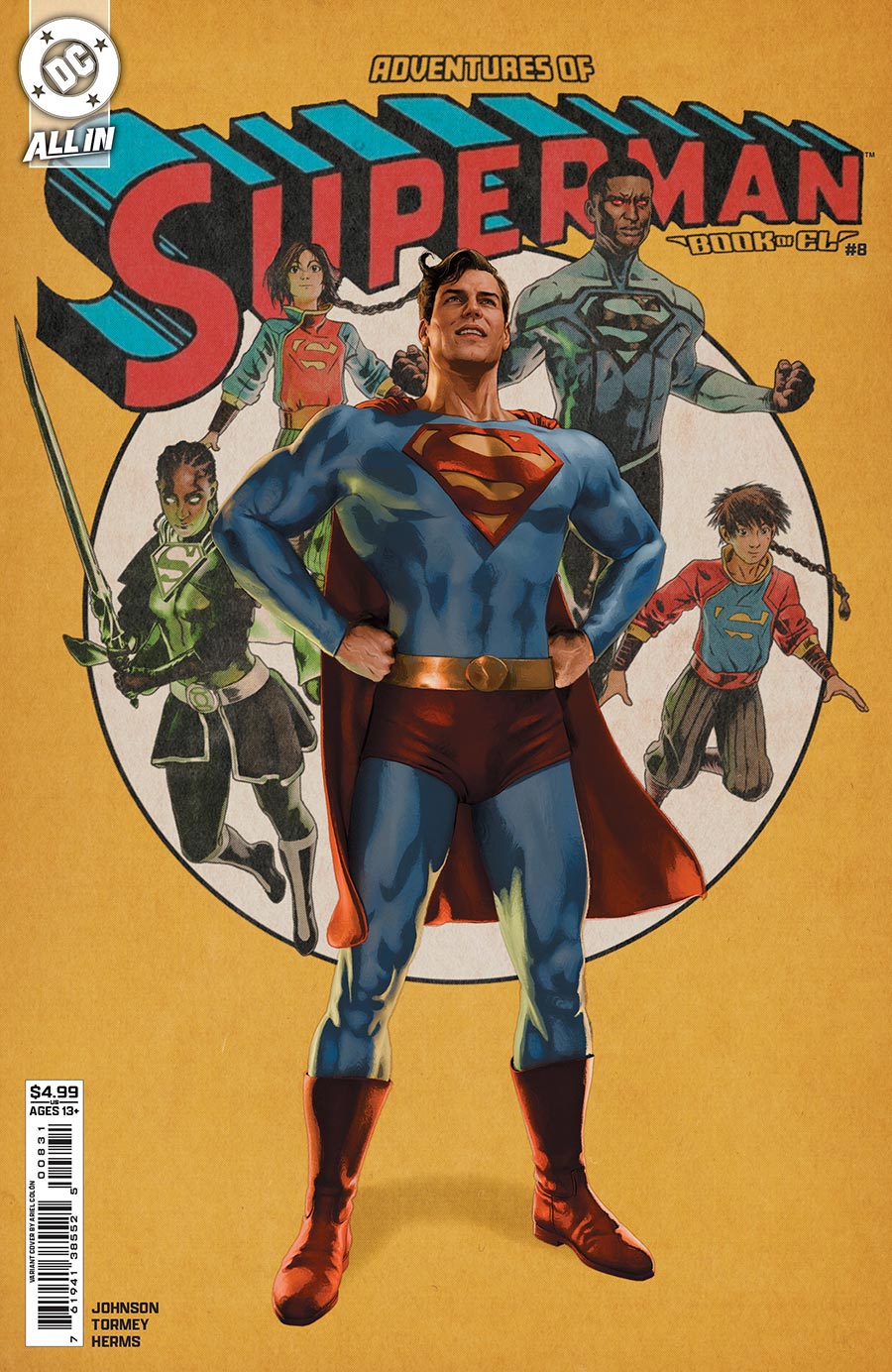 Adventures Of Superman Book Of El #8 Cover C Variant Ariel Colon Card Stock Cover (DC All In)