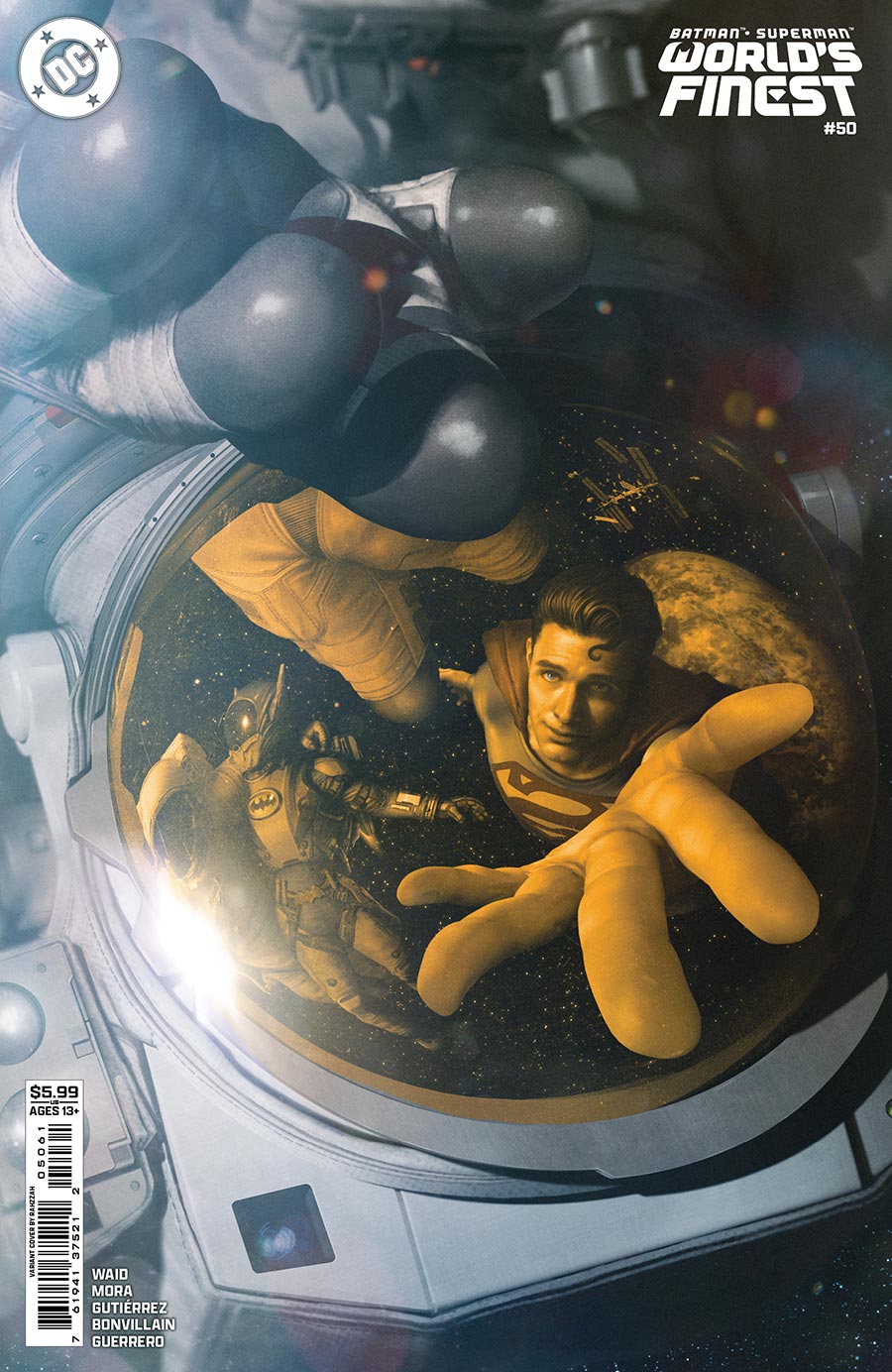 Batman Superman Worlds Finest #50 Cover F Variant Rahzzah Card Stock Cover