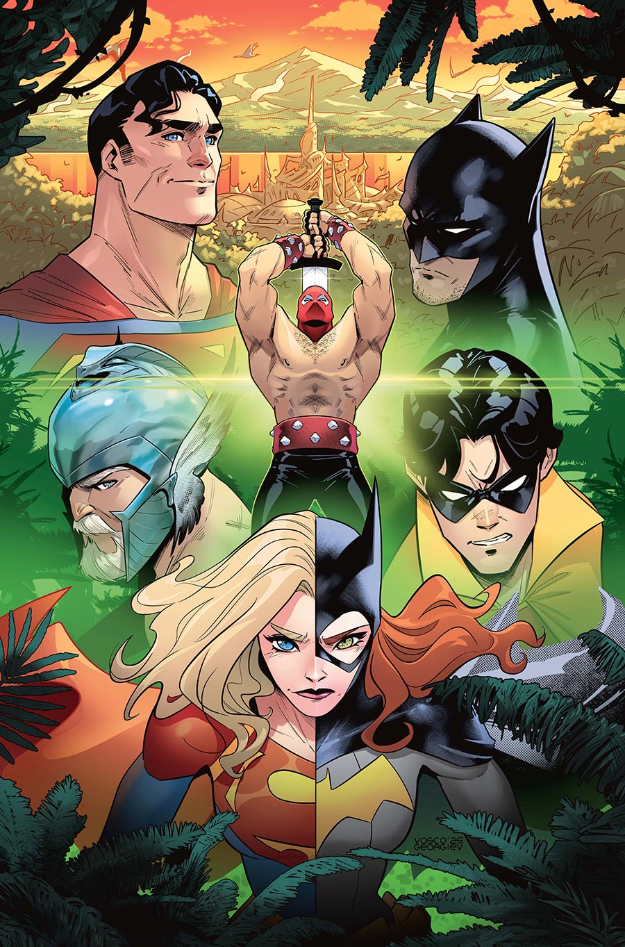 Batman Superman Worlds Finest #50 Cover H Variant Vasco Georgiev Things To Come Card Stock Cover